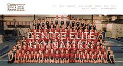 Desktop Screenshot of centreelitegymnastics.com